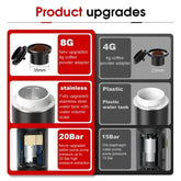 Wireless Portable Espresso Coffee Maker for Car, Home & Travel – 3-in-1 Capsule & Powder Compatible - Himpall
